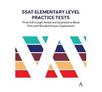 Anthem Press SSAT Elementary Level Practice Tests (Tascabile)