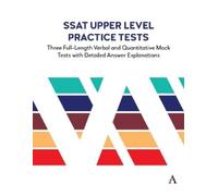 Anthem Press SSAT Upper Level Practice Tests (Tascabile)