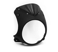ANTHEP Personalizzato Compatibile con Brixton Crossfire 500 Copertura for Parabrezza for cupolino in plastica ABS Rotonda for Motocicletta (Color : Black)