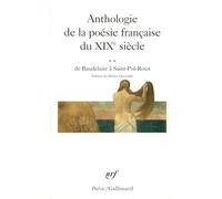 Anthologie de la poésie française du XIXᵉ siècle (Tome 2-De Baudelaire à Saint-Pol-Roux)