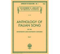 Anthology of Italian Song of the 17th-18th Cent. (Tascabile)