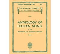 Anthology of Italian Song of the 17th And 18th Centuries: Book II