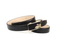 Anthoni Crown Automati Ledergürtel Cintura, Nero, 105 cm Donna