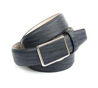 Anthoni Crown Automatik Ledergürtel Cintura, Grigio, 90 Uomo