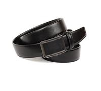 Anthoni Crown Cintura in Pelle Automatica, Nero, 100 cm Uomo