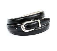 Anthoni Crown Ledergürtel 15mm Breit Gl43s010 Cintura, Nero, 105 cm Donna