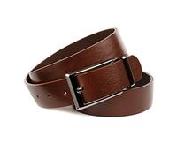 Anthoni Crown Ledergürtel Cintura, Dunkelbraun, 95 Uomo