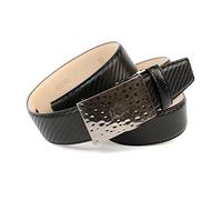 Anthoni Crown Ledergürtel Cintura, Nero, 120 cm Uomo