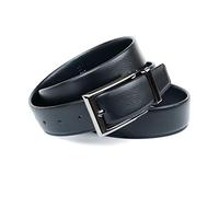Anthoni Crown Ledergürtel Cintura, Schwarz, 115 Uomo