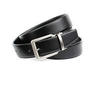 Anthoni Crown Ledergürtel Cintura, Schwarz, 120 Uomo