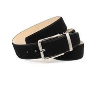 Anthoni Crown Ledergürtel Gürtel aus Veloursleder Sw2p4s10 Cintura, Nero, 100 cm Donna
