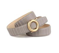 Anthoni Crown Ledergürtel Modell 4rn3d70 Cintura, Grigio, 105 cm Donna