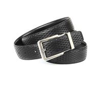 Anthoni Crown Wendegurtel Flecht in Schwarz We1nnw10sc Cintura, Nero, 105 cm Uomo