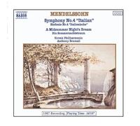 Anthony Bramall Mendelssohn: Symphony No. 4 / A Midsummer Night'S Dream Exc (CD)
