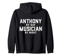 Anthony - Costume da Musicista per Halloween, da Millennial Tony, Generazione Z Felpa con Cappuccio