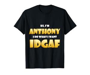 Anthony Costume IDGAF Divertente Meme Halloween Costume per Tony Maglietta