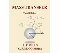 Anthony F Mills Carlos Fm Coimbra Mass Transfer (Copertina rigida)