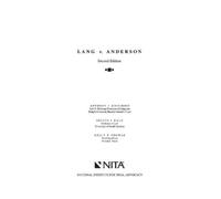 Anthony J Bocchino Lang v. Anderson (Tascabile) NITA