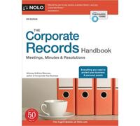 Anthony Mancuso The Corporate Records Handbook (Tascabile)