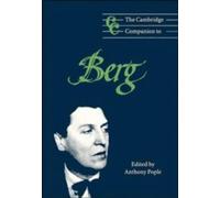 Anthony Pople The Cambridge Companion to Berg (Tascabile)