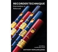 Anthony Rowland-Jones Recorder Techniques (Tascabile)