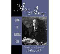 Anthony Slide On Actors and Acting (Copertina rigida)