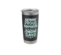 Anthony Sostenitore Di Snow Days Anthony Natale Inverno Bicchiere termico in acciaio inox doppia parete