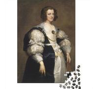 Anthony Van Dyck Puzzle dipinto Per Giovani 1000 Pezzi, Gioco Educativo Per Famiglie, museo Rompicapo in Legno Souvenir Regali, Impegnativo Puzzles opere d'arte famose nel mondo