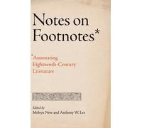 Anthony W. Lee Notes on Footnotes (Copertina rigida)