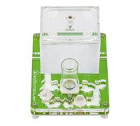 Anthouse - Kit educativo di formiche con regina inclusa - formicaio professionale in acrilico 10 x 12 x 1,3 cm per bambini e principianti, fattoria di formiche per osservazione e apprendimento (verde)