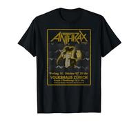 Anthrax Among The Living Flier Vintage Maglietta, Uomo, Nero, 5XL