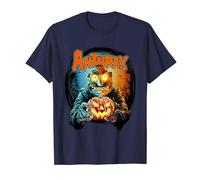 Anthrax - Jack-O- Lantern On Navy Maglietta