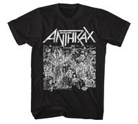 Anthrax - No Gale - American Classici - Solido Nero Adulto T-Shirt