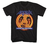 Anthrax - State Of Euphoria - American Classici - Solido Nero Adulto Manica