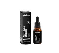 Anti Age Face Serum by Desiros - Gel Booster a base Caffeina - Riduce Gonfiore e Segni di Stanchezza - Rapido Assorbimento, Pelle più Fresca e Tonica - Anti Rughe - 20 ml