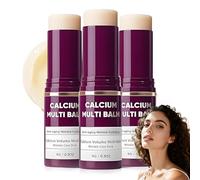 Anti-Aging Calcium Multi Balm, Collagen Wrinkle Repair Stick, Deep Hydration & Skin Firming Balm Per Occhi, Collo E Viso(3PCS)
