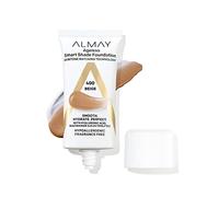 Anti-Aging Foundation by Almay, Smart Shade Face Makeup with Hyaluronic Acid, Niacinamide, Vitamin C & E, Hypoallergenic, Fragrance Free, 400 Beige, 1 Fl Oz (confezione da 1)