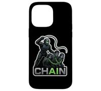Anti AI attivista catena Intelligenza Artificiale Slavery Robot Custodia per iPhone 14 Pro Max