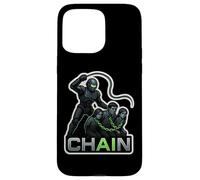 Anti AI attivista catena Intelligenza Artificiale Slavery Robot Custodia per iPhone 15 Pro Max