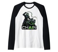 Anti AI attivista Catena Intelligenza Artificiale Slavery Robot Maglia con Maniche Raglan
