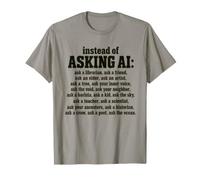 Anti Ai Tshirt Data Center di Protesta Contro L'intelligenza Maglietta