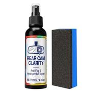 Anti appannamento per parabrezza auto - 120 ml spray detergente per parabrezza con | soluzione di denebbiamento - per parabrezza anteriore lunotto posteriore, parabrezza laterale, specchio auto, moto
