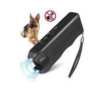 Anti Barking Control Device, 3-in-1 Dual Sensor Ultrasonic Dog Bark Deterrent with LED Light - 33ft Range, Ultrasonic Dog Chaser, Dog Whistle to Stop