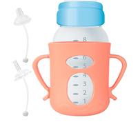 Anti-Break Feeding Bottle Holder, Food-Grade Bottle Sleeve, Travel Milk Bottle Sleeves, Baby Bottle Protection Sleeves, Duckbill Bottle Sleeve 4.53x3.15x3.94 inches for 160ml Bottle