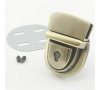 Anti Bronzo 2,6 cm x 4 cm in lega di zinco serratura della borsa per borsa borsa che fa 1 Set per lotto N40