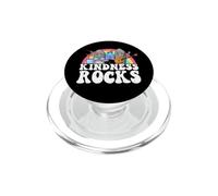 Anti-bullismo arcobaleno Hippie insegnante di musica gentilezza rocce PopSockets PopGrip per MagSafe