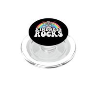 Anti-bullismo arcobaleno retrò insegnante di musica gentilezza rocce PopSockets PopGrip per MagSafe