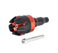 Anti Caduta 1PC M10 10mm Vite Universale Motocross Moto Telaio Slider Crash Pad Collisione Caduta Protezione Anti Caduta Cappucci(ORANGE)