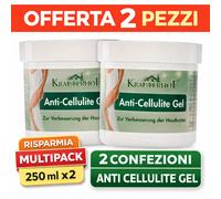 Anti Cellulite Gel Kräuterhof 2x250ml Multipack Offerta 2 Pezzi Cellulite
