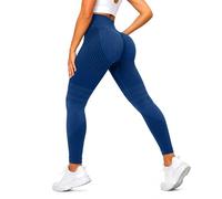 Anti Cellulite Leggings for Women, 3D Compression High Waist Tummy Control Butt Lifting Scrunch Workout Yoga Pants (Navy Blue,4XL)